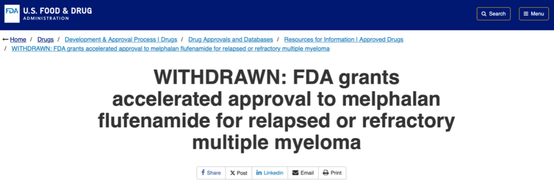 Fda Melphalan Bydrug