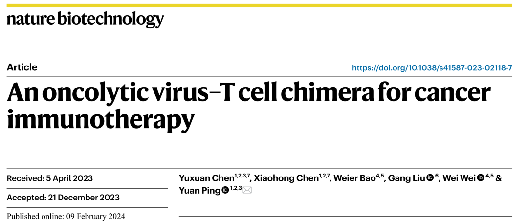 ONCOTECH递送技术（溶瘤病毒-T细胞嵌合体）：增强溶瘤病毒的靶向输送和改善肿瘤微环境医药新闻-ByDrug-一站式医药资源共享中心-医药魔方