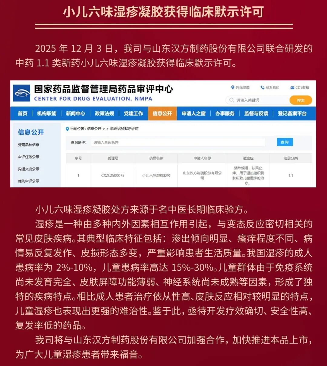 【隆门Family】玉森新药两个1.1类儿科中药新药获批IND医药新闻-ByDrug-一站式医药资源共享中心-医药魔方