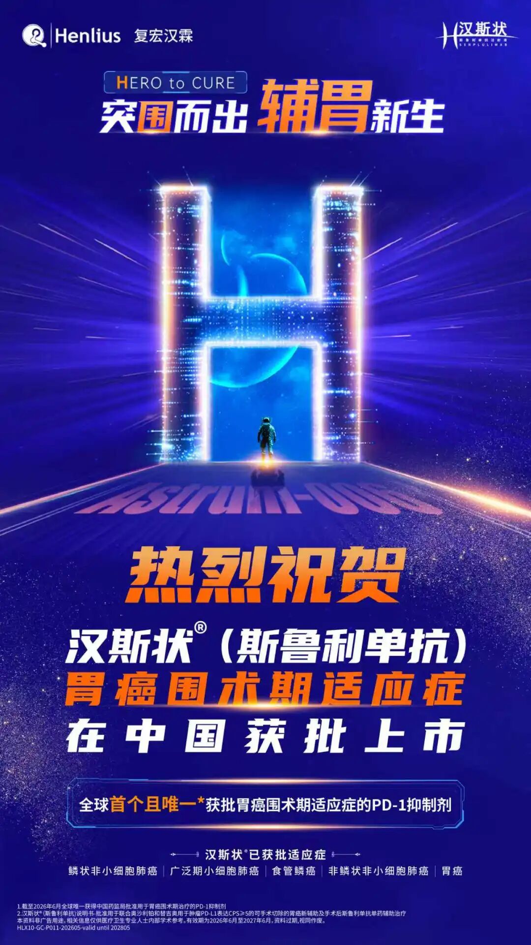 健康・医学 1 告别术后化疗！H药汉斯状®获批新适应症，开启胃癌围术期“去化疗”免疫