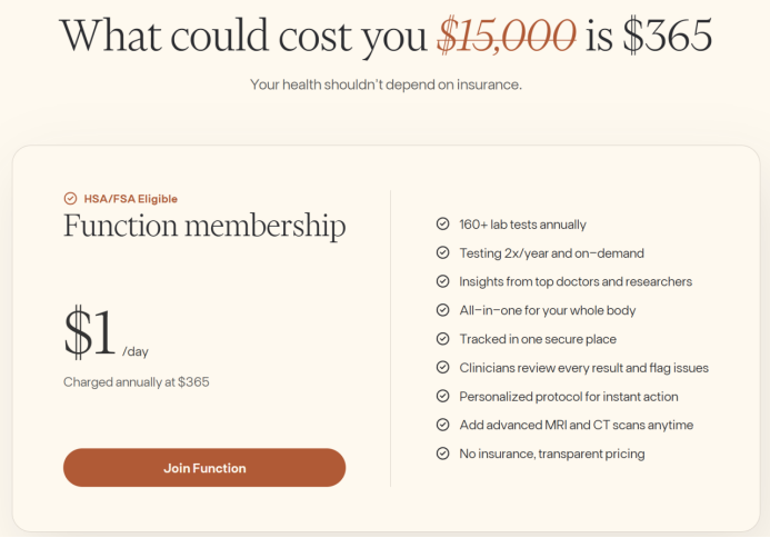 探针AI医疗专题：Function Health用“医疗智能体”应对万亿美元体系的“数据迷雾”，构建下一代个人健康操作系统医药新闻 ...